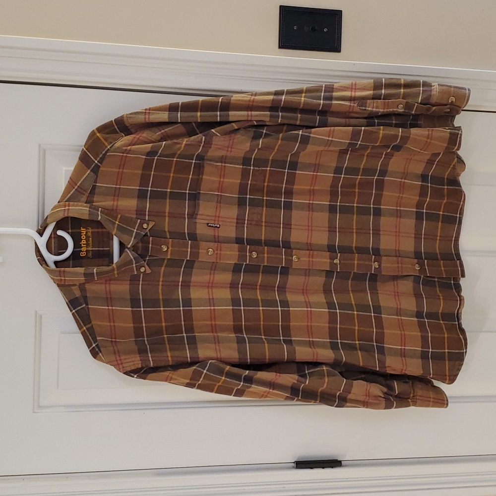 Barbour men's 100% cotton Tartan shirt, size XL